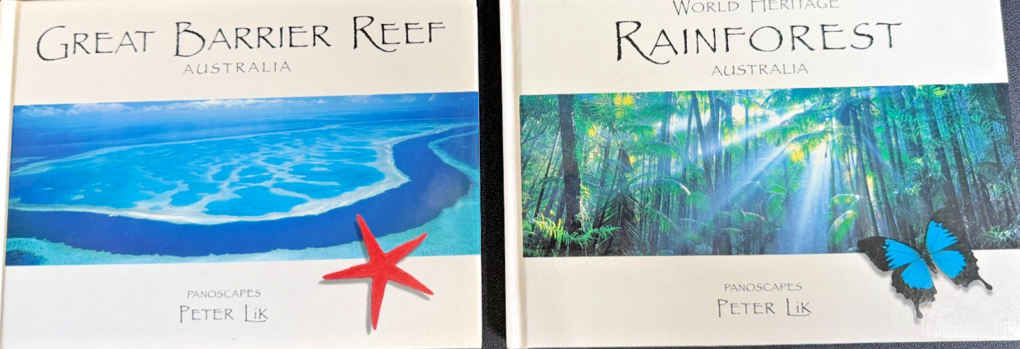 Great Barrier Reef Australia and Rainforest – Hardcover By Peter Lik – VERY GOOD