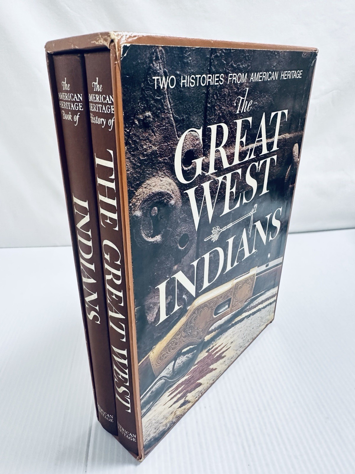 Great West History and Indians Two Volume Slipcase Illustrated Frontier Culture