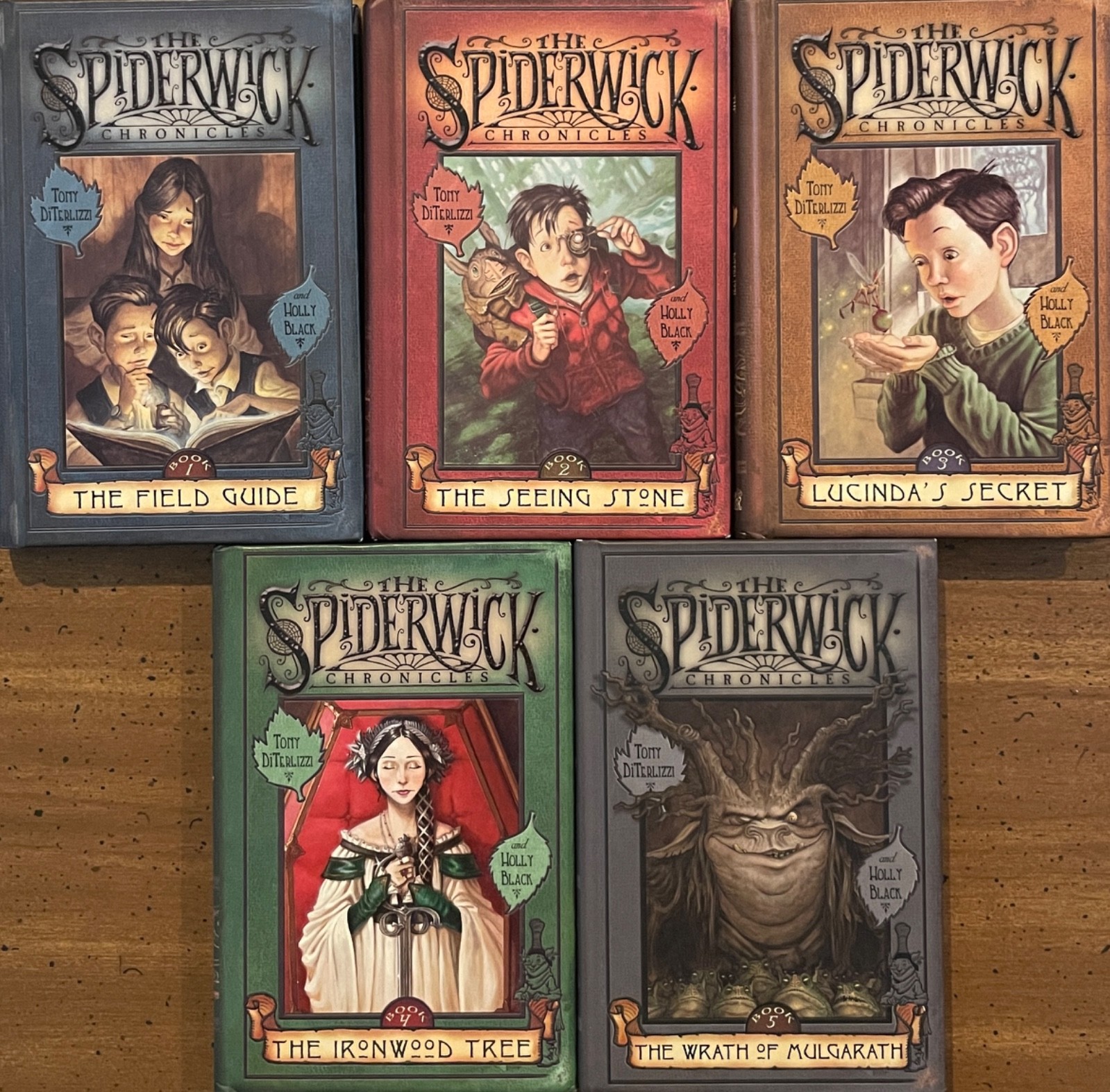 THE SPIDERWICK CHRONICLES HARDCOVER BOOK SET BOOKS 1-5 ~ DiTERLIZZI AND BLACK