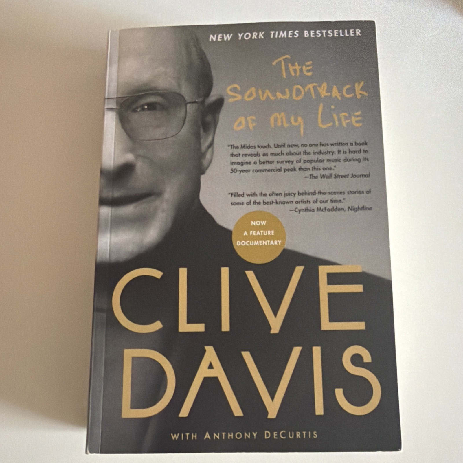 Soundtrack of My Life by Clive Davis (2013, Trade Paperback)