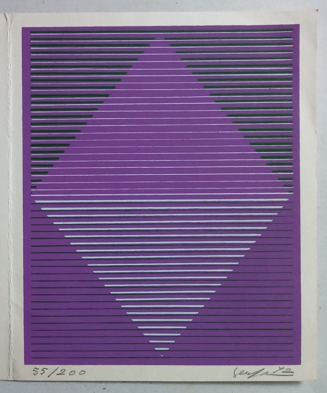 Serpa, Ivan – Serigrafía original – 26 x 21 cm – (1972) – SIGNED