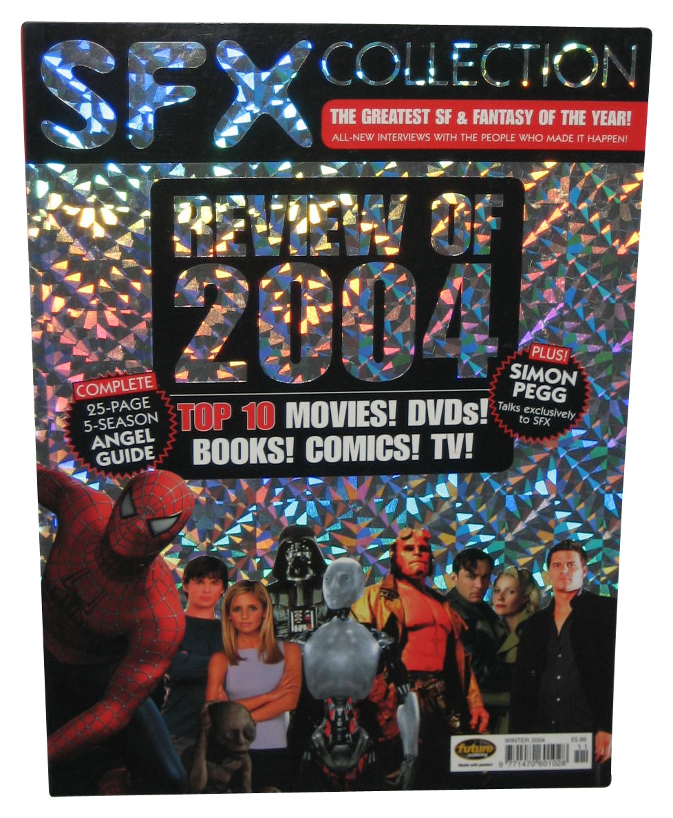 SFX Europe Sci-Fi Winter 2004 Magazine Book – (Foil Hologram Cover)