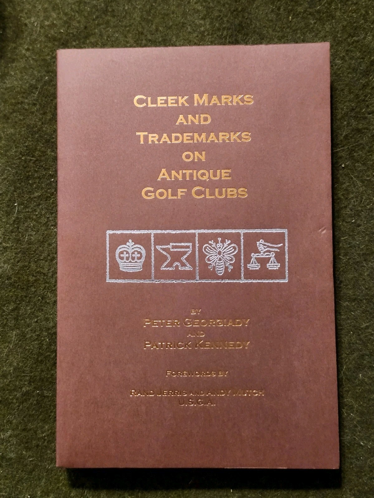 CLEEK MARKS & TRADEMARKS on ANTIQUE GOLF CLUBS Georgiady & Kennedy 1st Edition