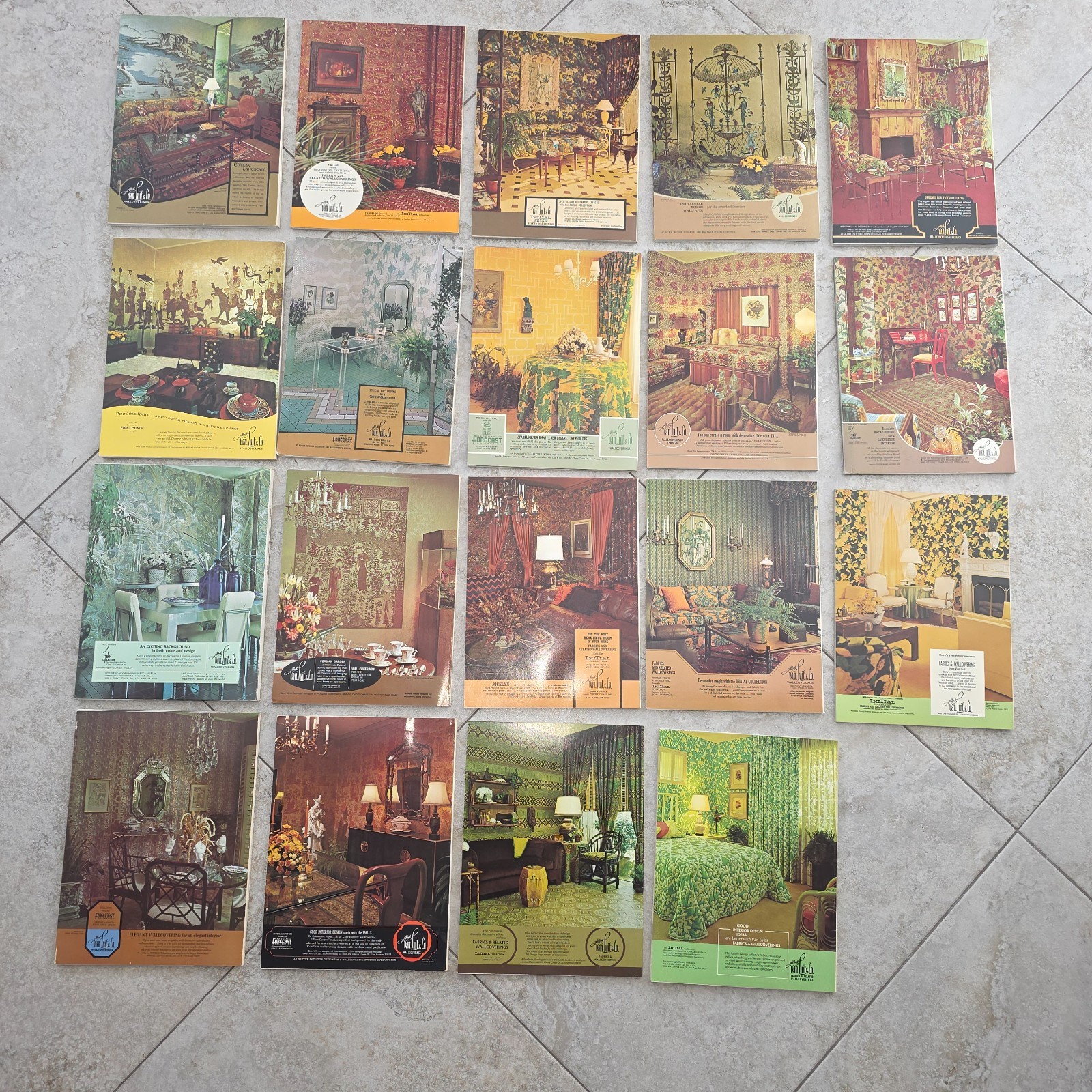 Large Lot Of 19 ARCHITECTURAL DIGEST MAGAZINES Vintage 1970&rsquo;s