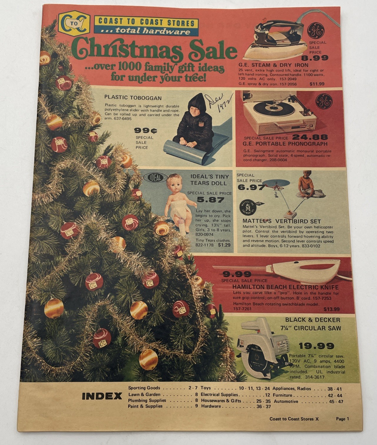 Christmas Sale Mailer Coast To Coast Toys Housewares Automotive 48 Pages 1972