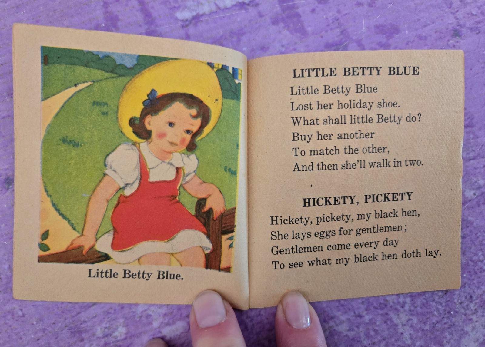 Vintage Miniature Childrens Mini Books Samuel Lowe Animals Illust 1940s LOT OF 8
