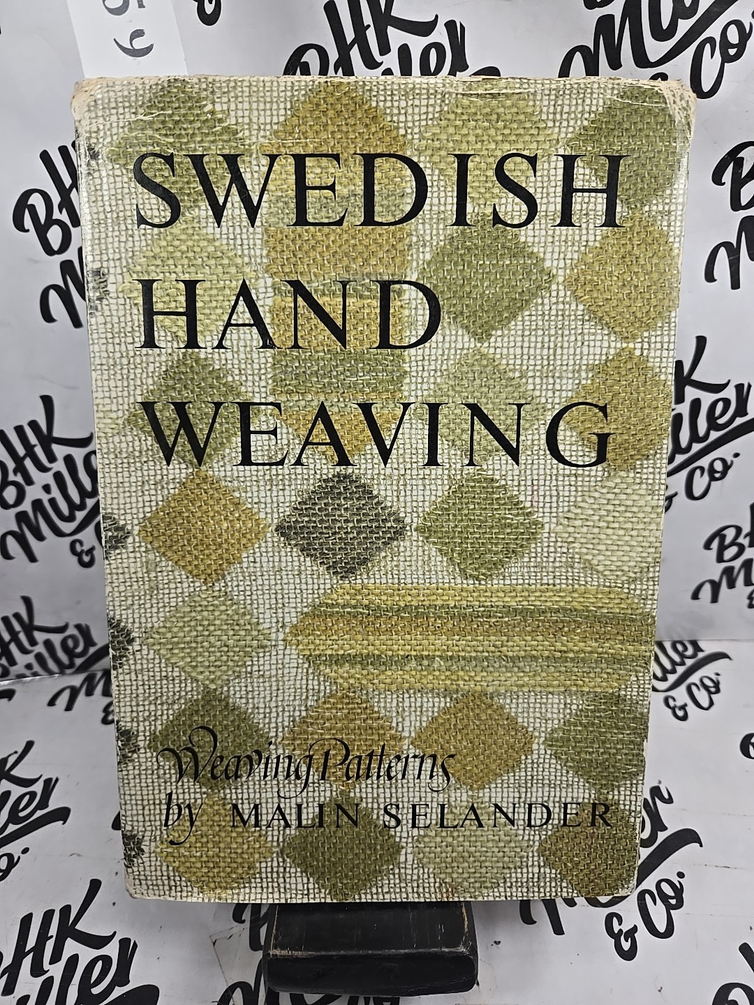 Swedish Hand Weaving Malin Selander Vtg Textile Loom Pattern HC/DJ