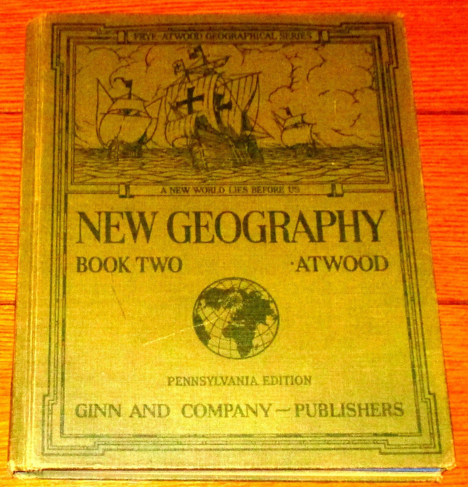 New Geography Book 2 Pennsylvania Edition 1929 H/C 332 Pages + Bonus