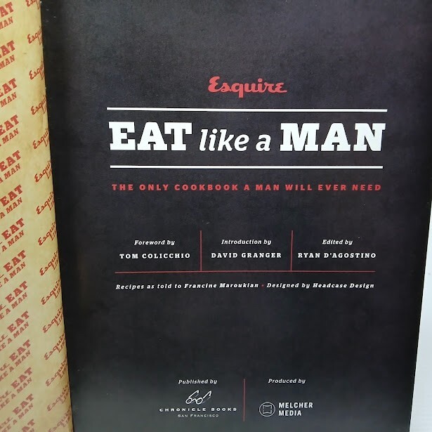 Esquire Eat Like A Man Hardcover Book – Cookbook