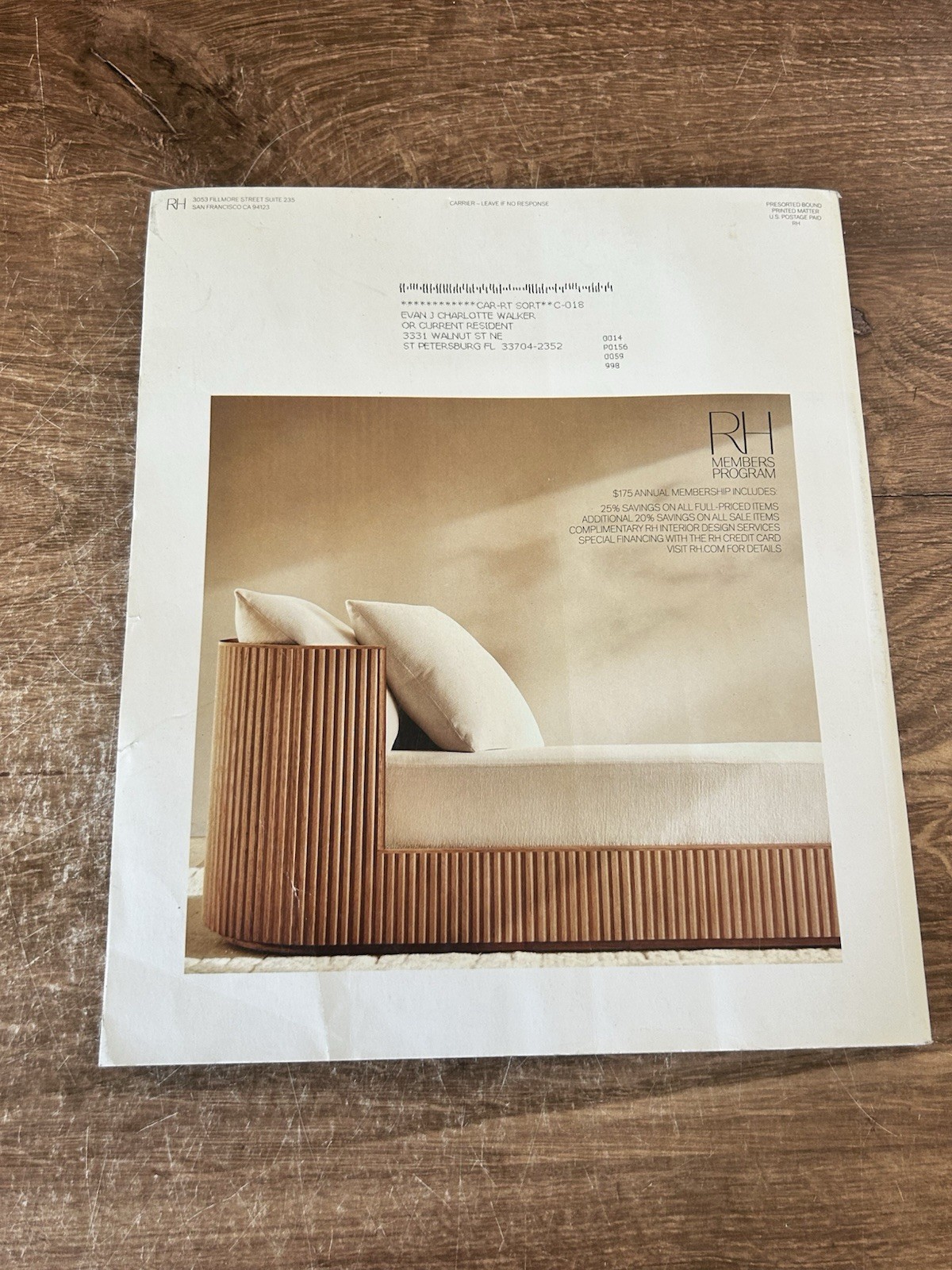 RH Restoration Hardware Interiors Fall 2023 Book Catalog 600 Pages