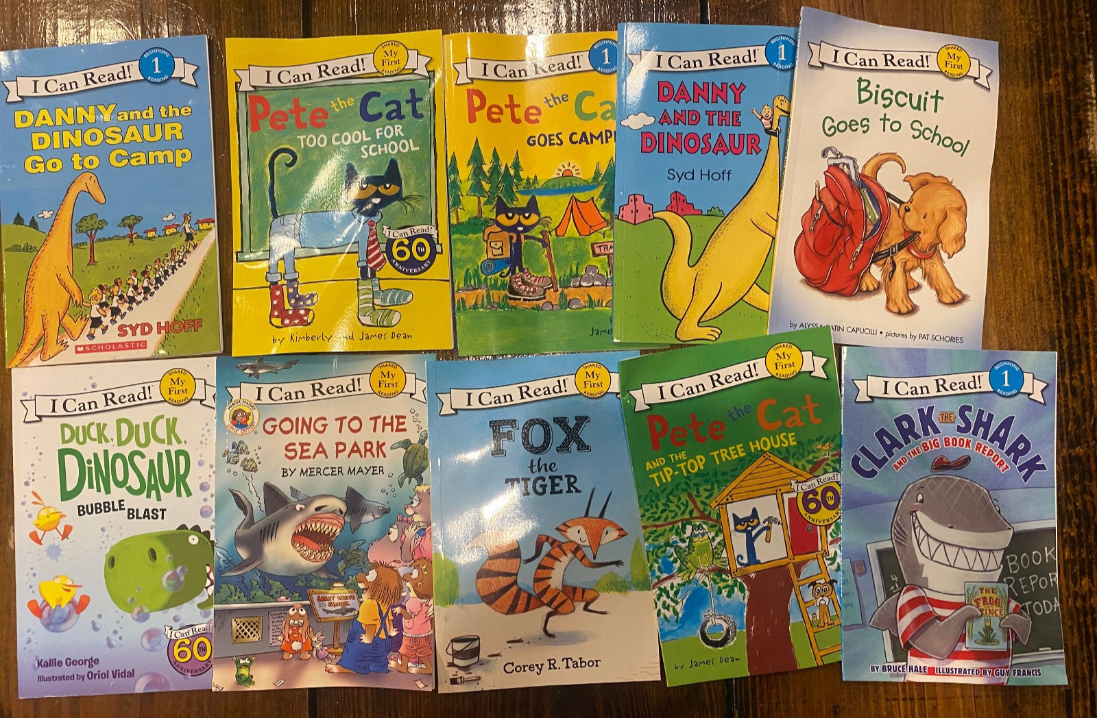 Scholastic I Can Read Book Lot of of 10 My First & Level 1,2, 3 FREE SHIPPING