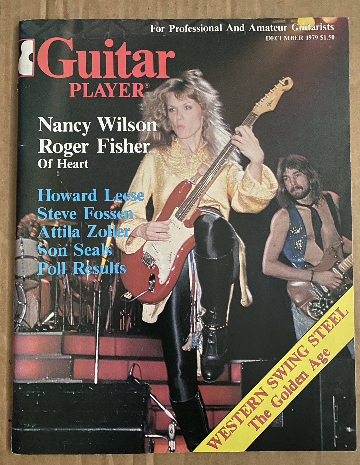 Guitar Player Magazine, Dec 1979 Nancy Wilson Heart Roger Fisher Pat Metheny