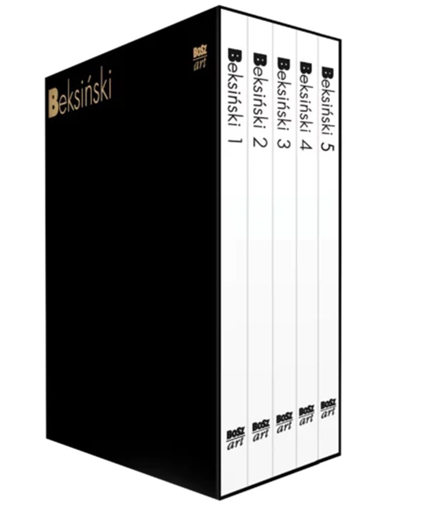 Zdzisław Beksińsk 1-5. Five mini albums in ellegant etui case Hardcover, New