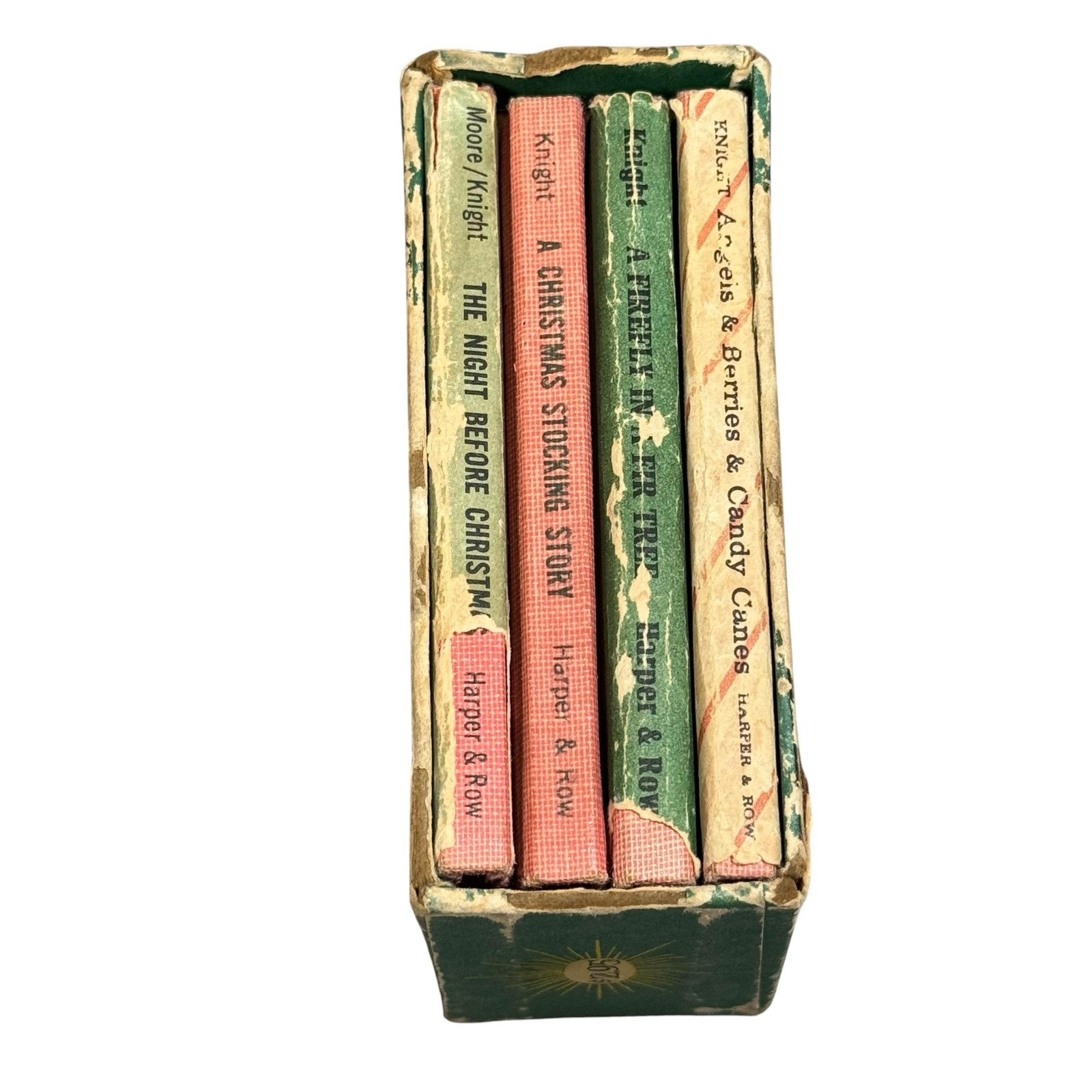 Vintage 1963 Christmas Nutshell Library Hilary Knight Moore Mini HC Boxed Set