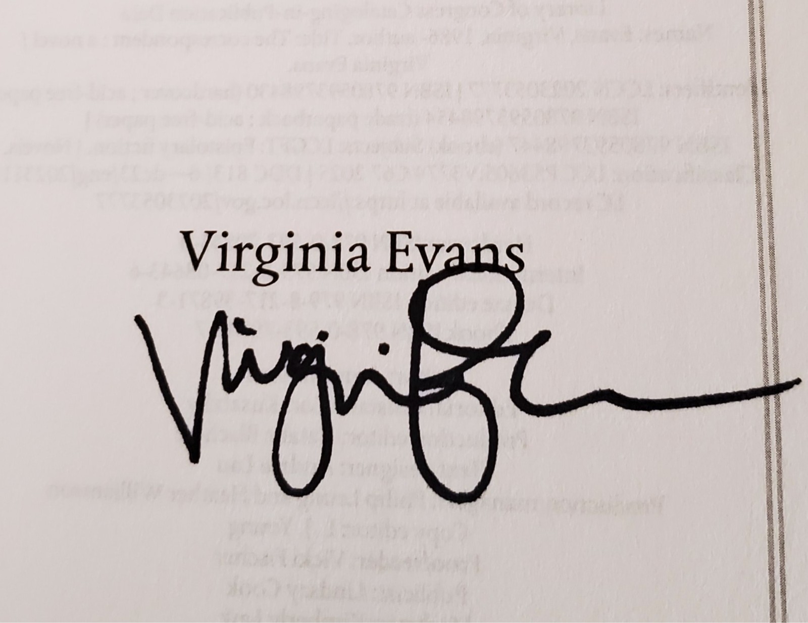 *Signed* THE CORRESPONDENT Virginia Evans 2026 First Deluxe Edition HC 1st Print