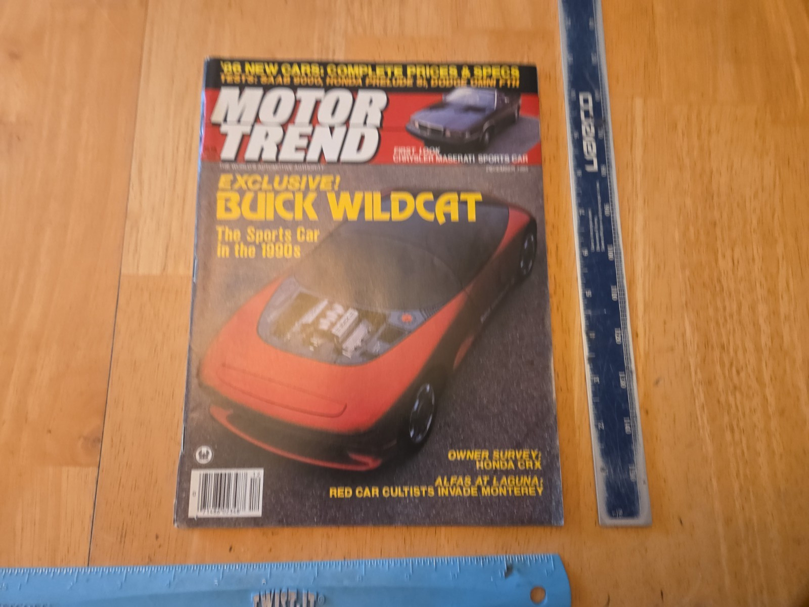 Motor Trend – Buick Wildcat – The Sports Car in the 1990s – December 1985