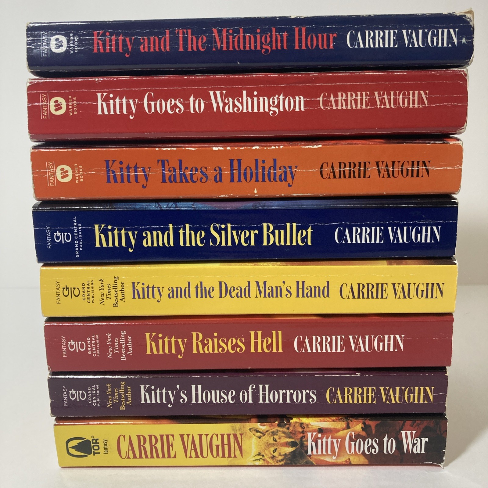 Lot Of 8 | Kitty Norville Series | By Carrie Vaughn | Books #1 – 8 | Paranormal