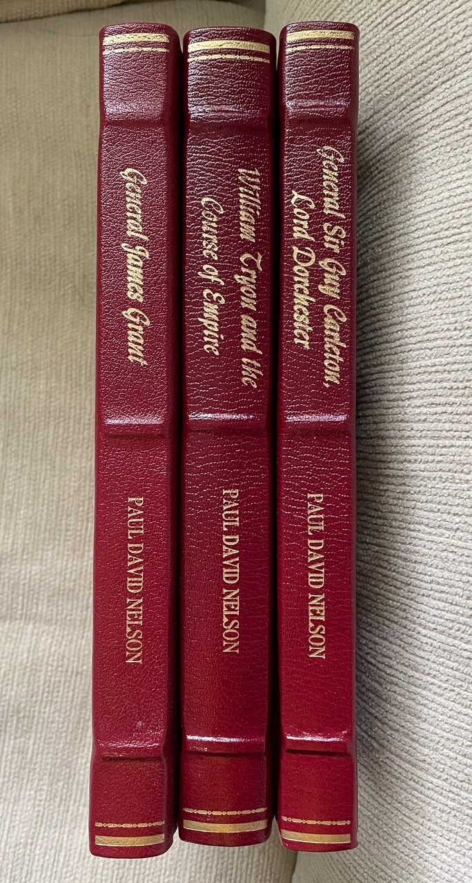 3V by PAUL DAVID NELSON American Revolution BRITISH LEADERS Leather (like Easton
