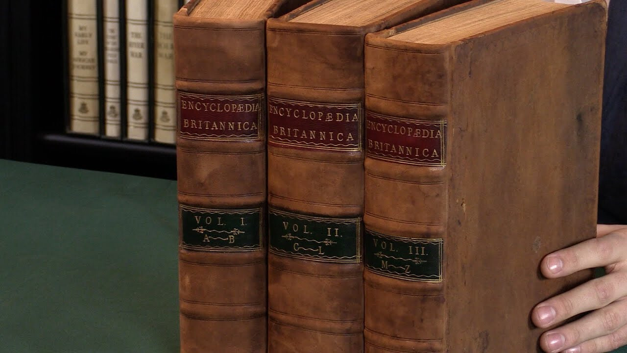 ENCYCLOPEDIA BRITANNICA-1st-2nd-3rd Editions-ALL VOLUMES-Reference Books-on DVD