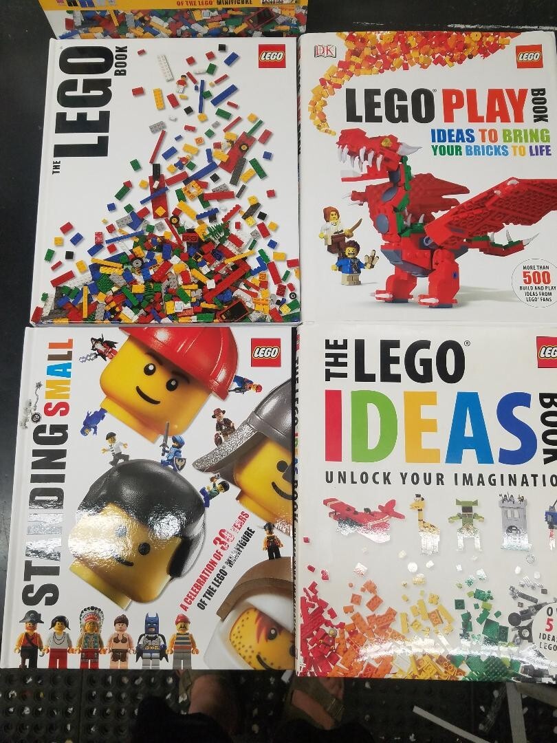LEGO BOOKS Set- 4 BOOKS FOR $9.99 (Like New) by Lipkowitz and Martell (112718RK)