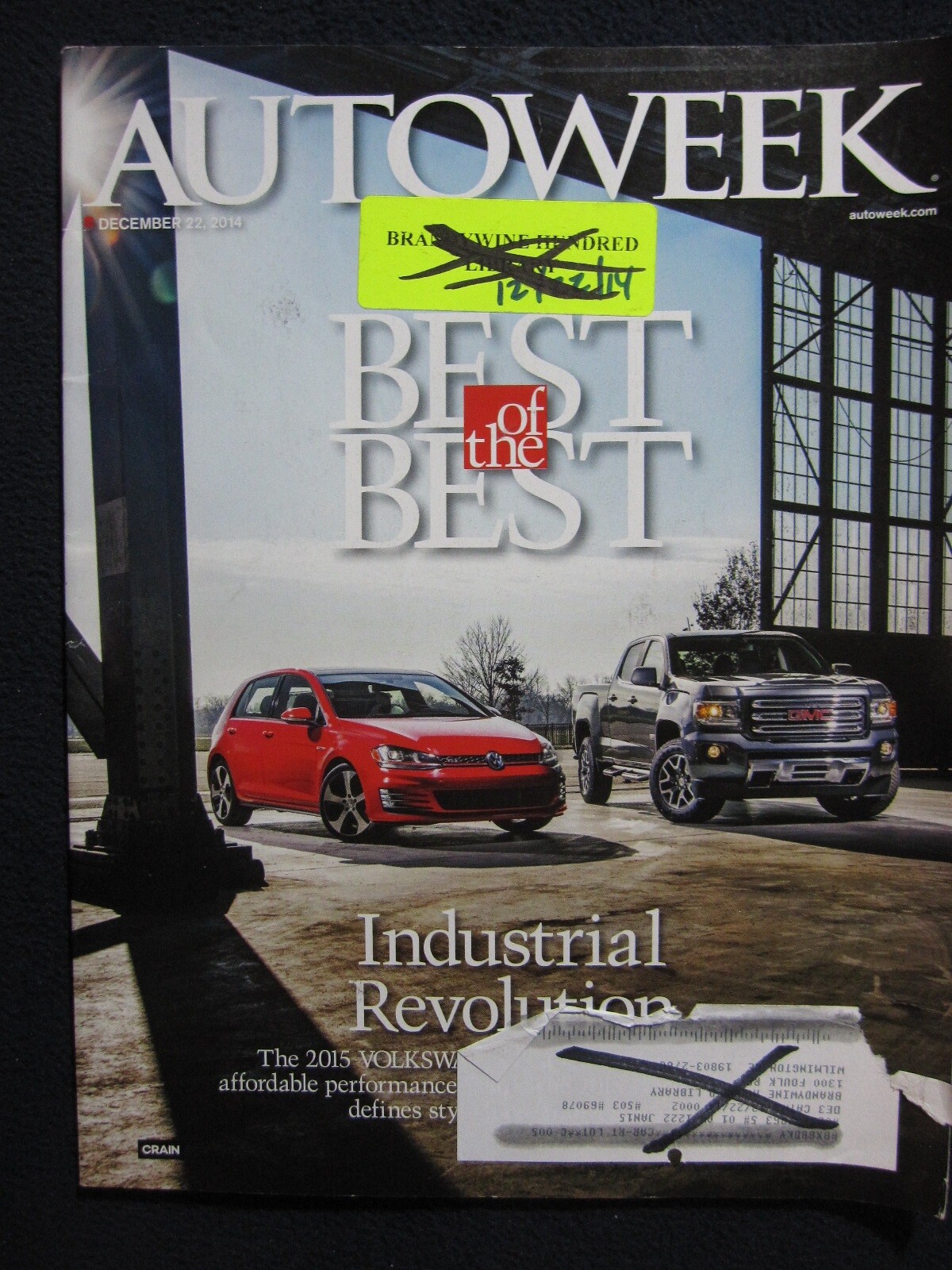 Autoweek Magazine December 22, 2014 Best of the Best