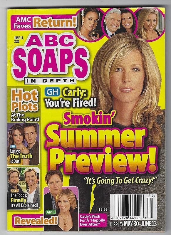 ABC Soaps in Depth June 13, 2011 Summer Preview Cady McClain Natalie Hall
