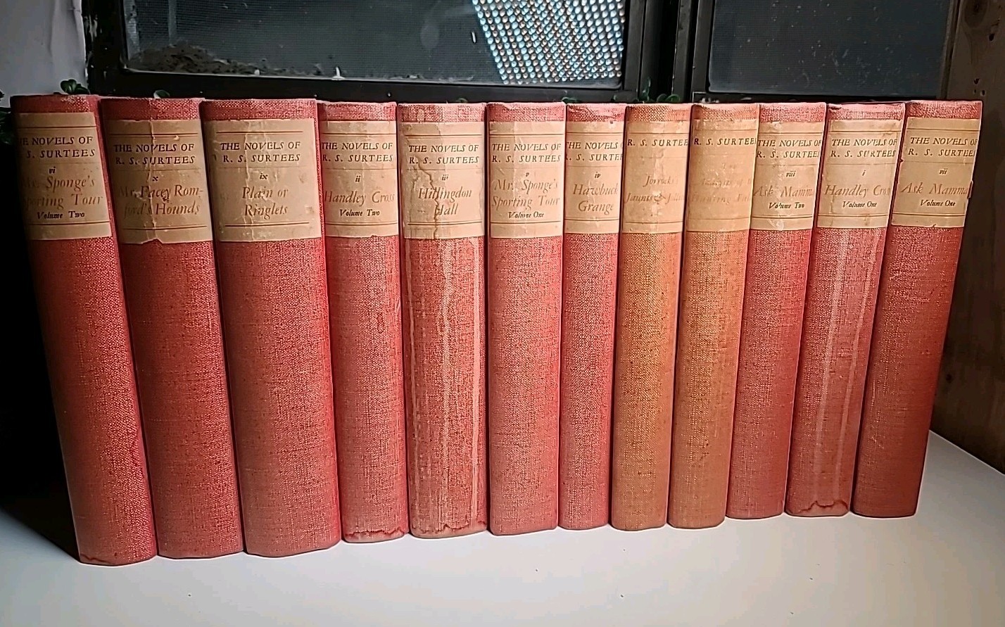 R.S. Surtees Complete Novels 12 Volume Set 1929–1931 Hardcover Illustrated Scrib