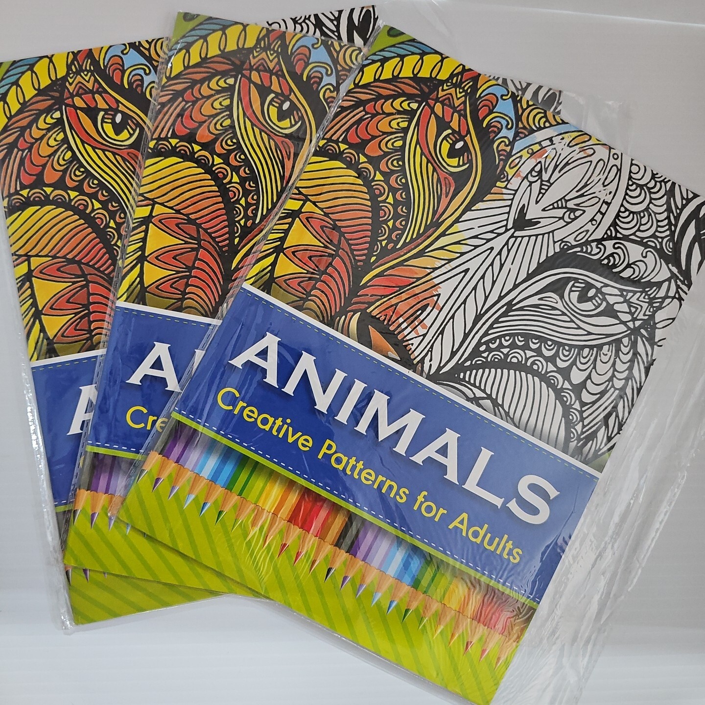 Animals Creative Patterns for Adults COLORING BOOK 32 Pages