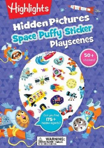 Space Hidden Pictures Puffy Sticker Playscenes (Mixed Media Product)