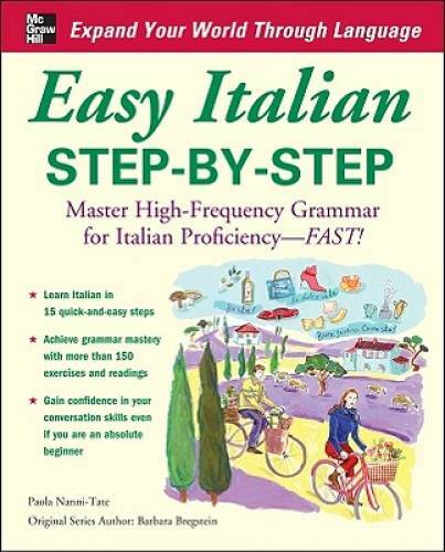 Easy Italian Step-by-Step (NTC Foreign Language) – Paperback – GOOD