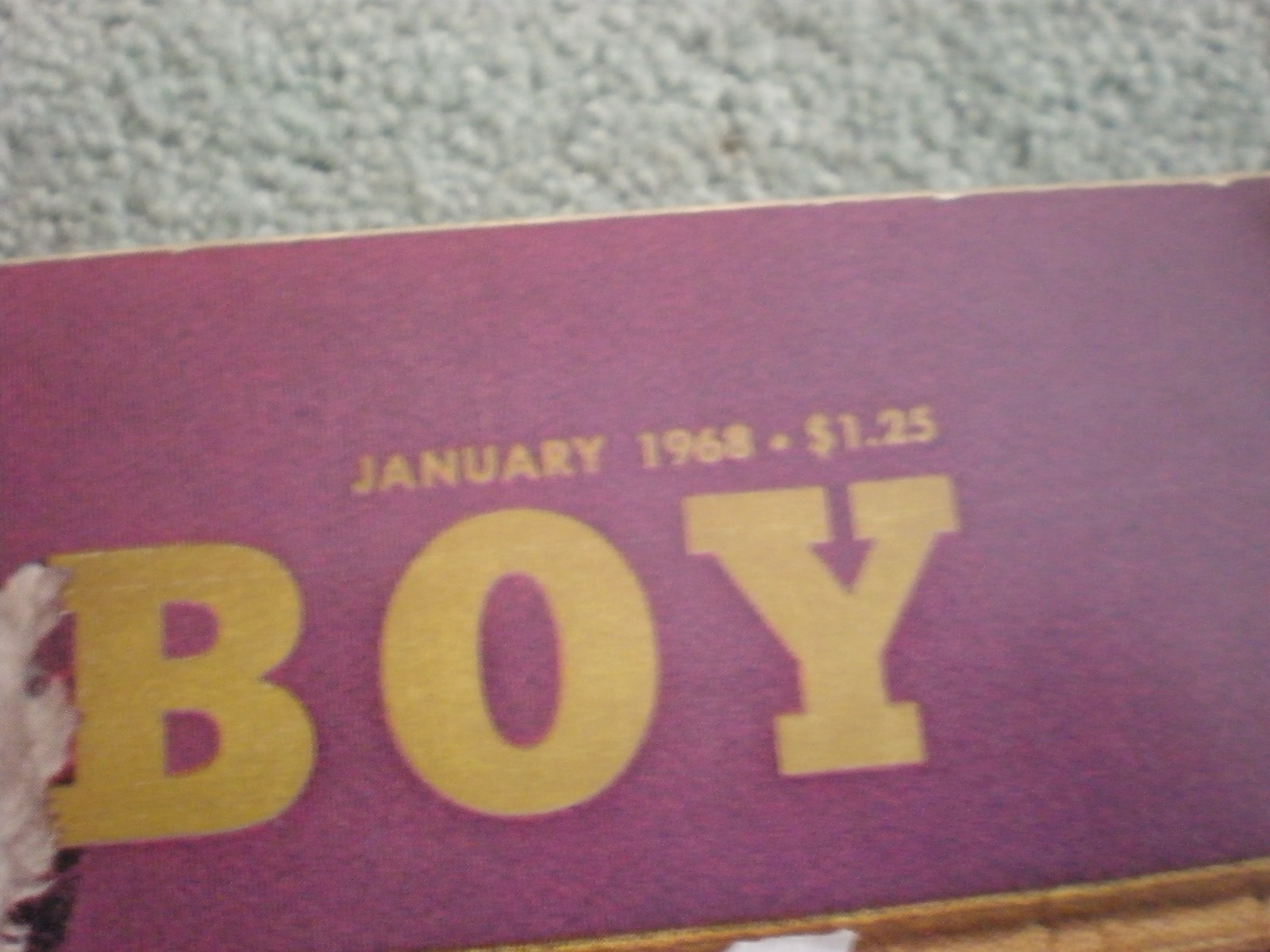 Playboy Magazine January 1968