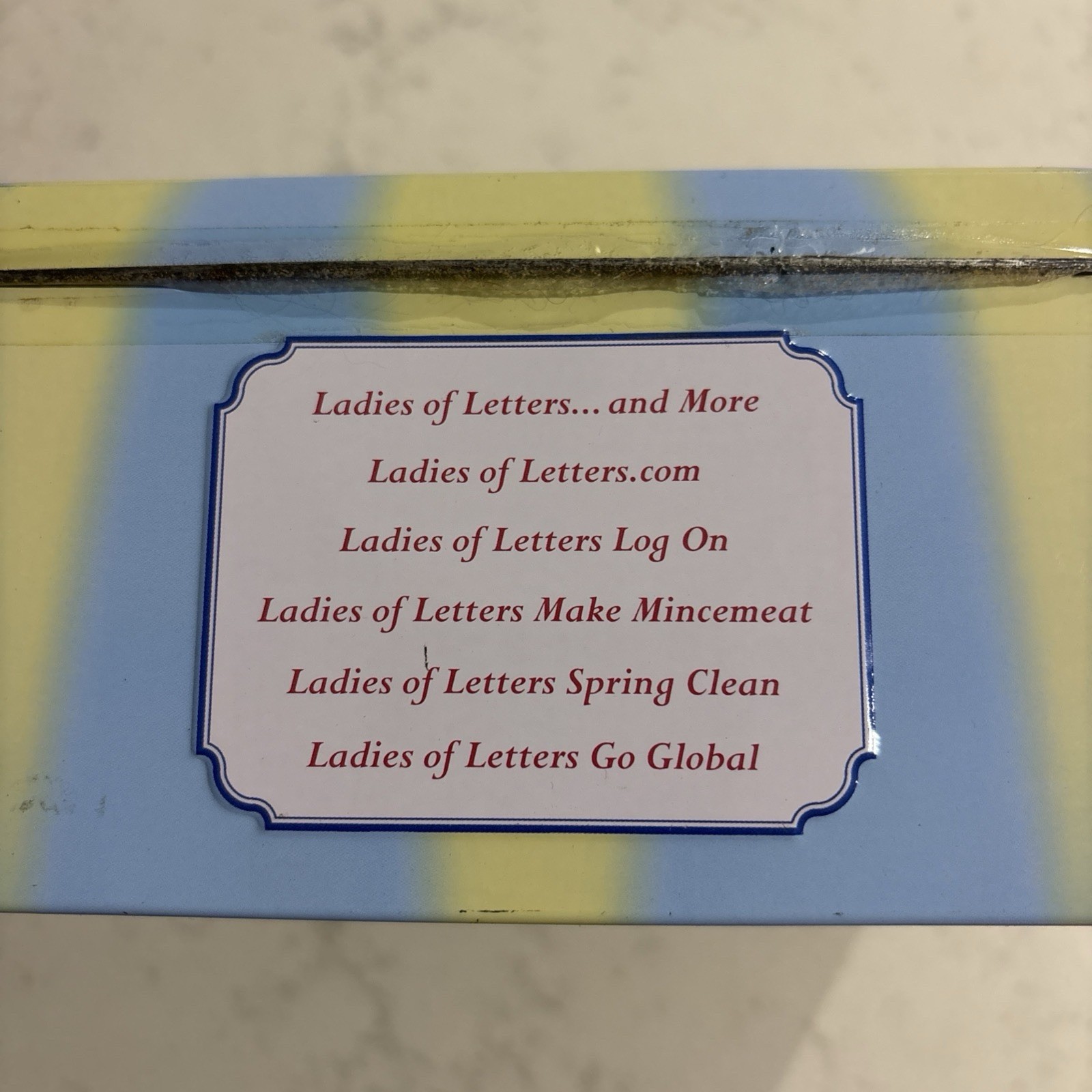 Ladies of Letters Collector&rsquo;s Edition 10-Disc Tin Box Set BBC 2006 + Recipe Inc.