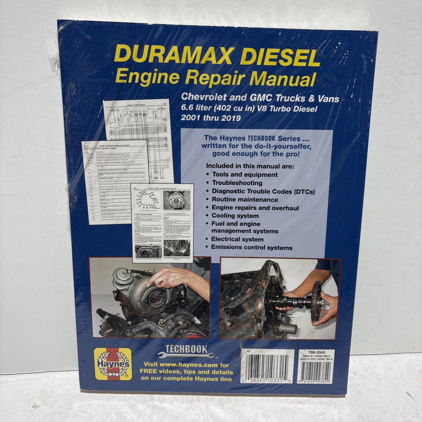 Duramax Diesel Engine (2001-2019): 2001 Thru 2019 Chevrolet and GMC Trucks and V