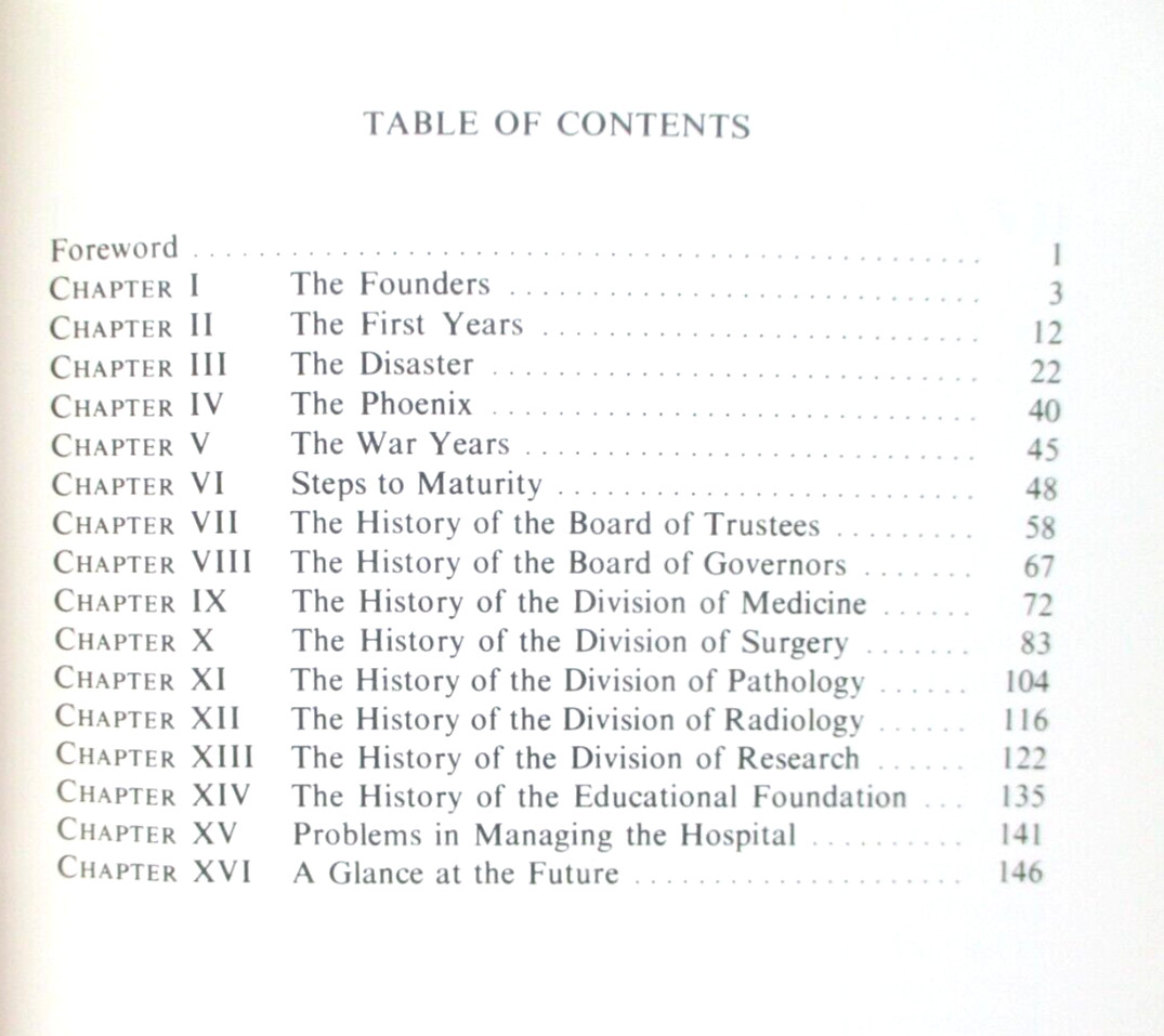 To Act As A Unit The Story of the Cleveland Clinic 1971 Ohio hospital hardcover
