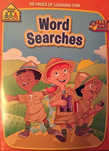 School Zone Word Searches – Paperback By Vision St – GOOD