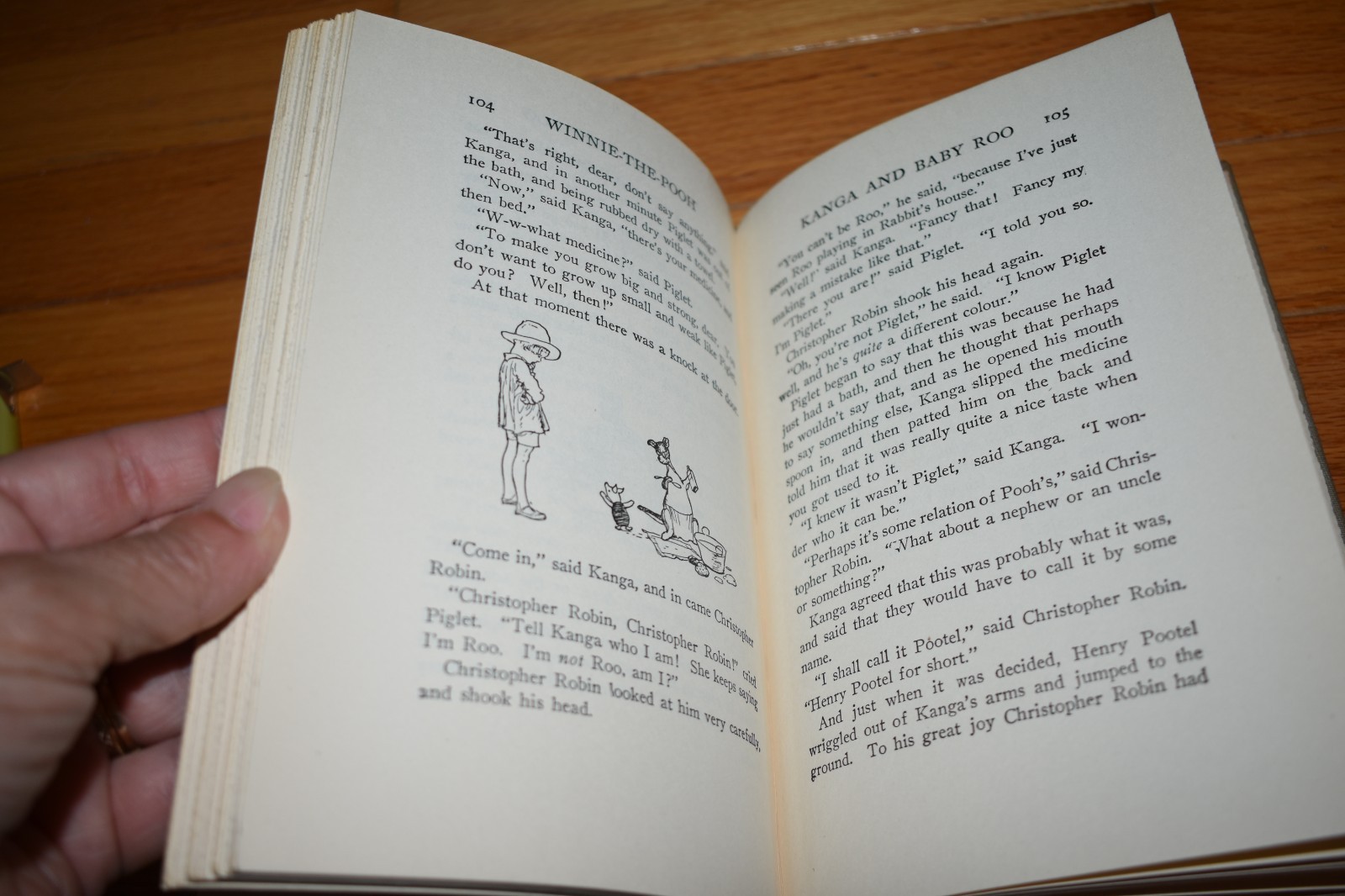 Vintage Winnie The Pooh Hardcover Book By A.A. Milne, E.P. Dutton & Co
