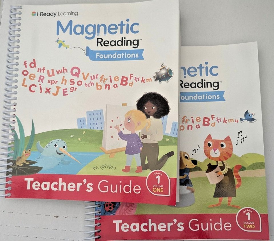 (set) TEACHER&rsquo;S GUIDE I-Ready Learning Magnetic Reading Grade 1 V.1 and V.2