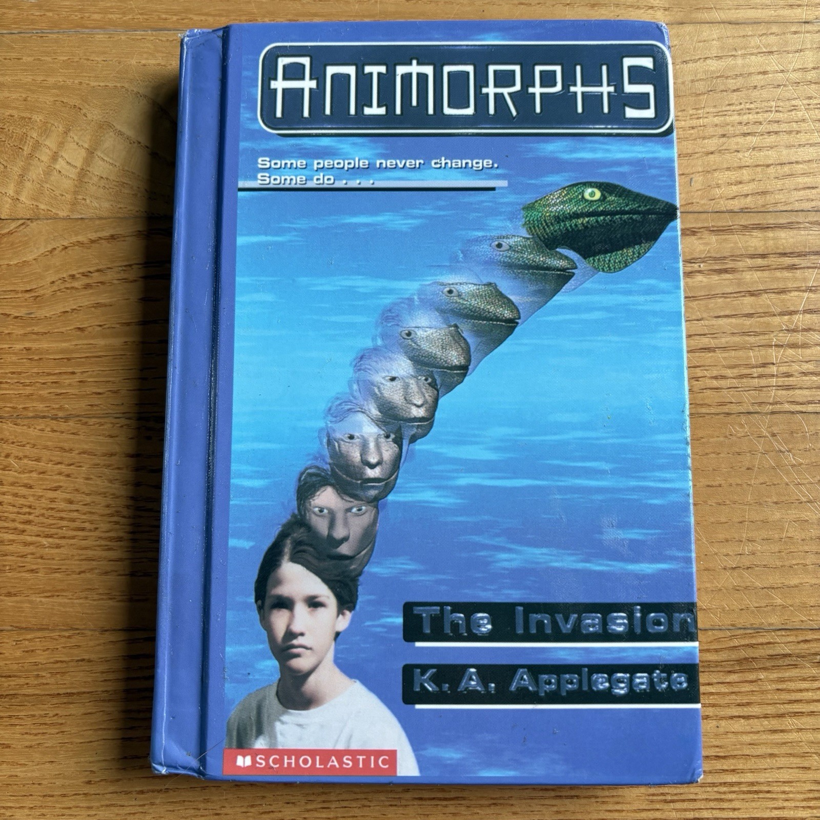 Animorphs #1 The Invasion HARDCOVER Book By K.A. Applegate Scholastic Y2K Vtg