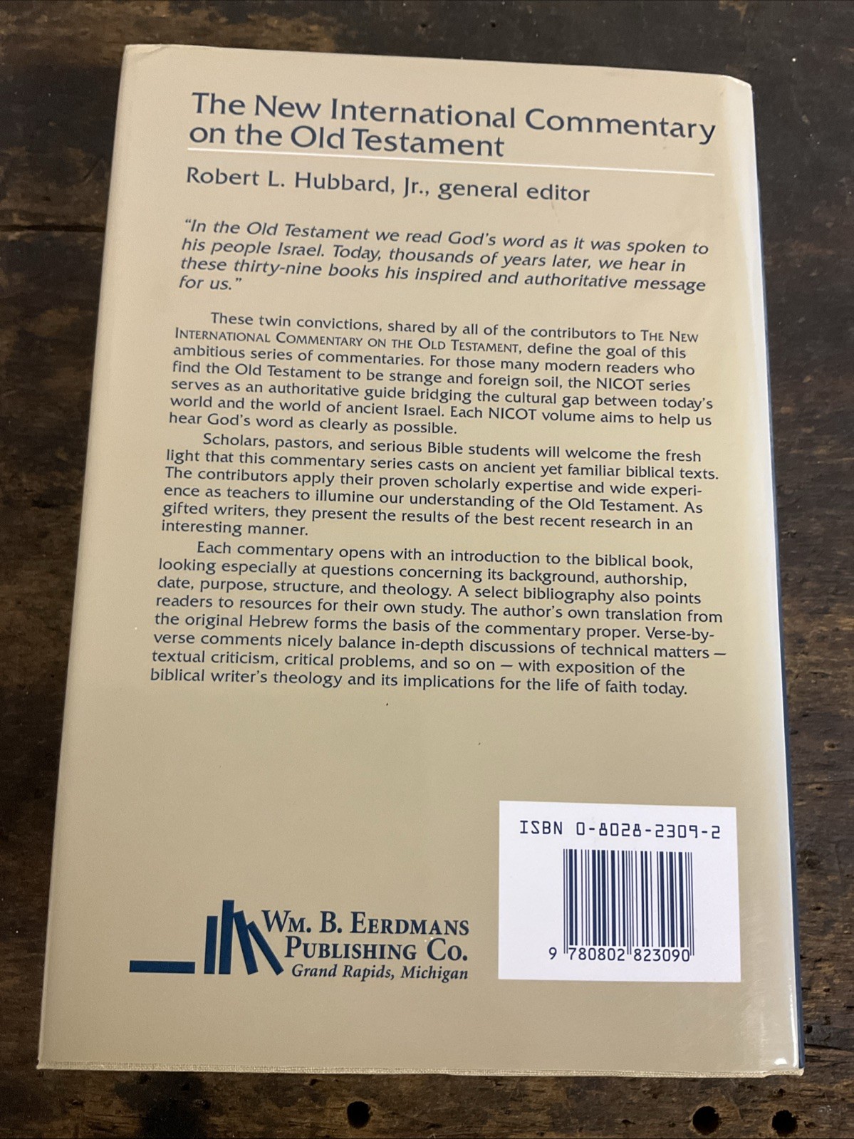 New International Commentary on the Old Testament Ser.: Book of Genesis