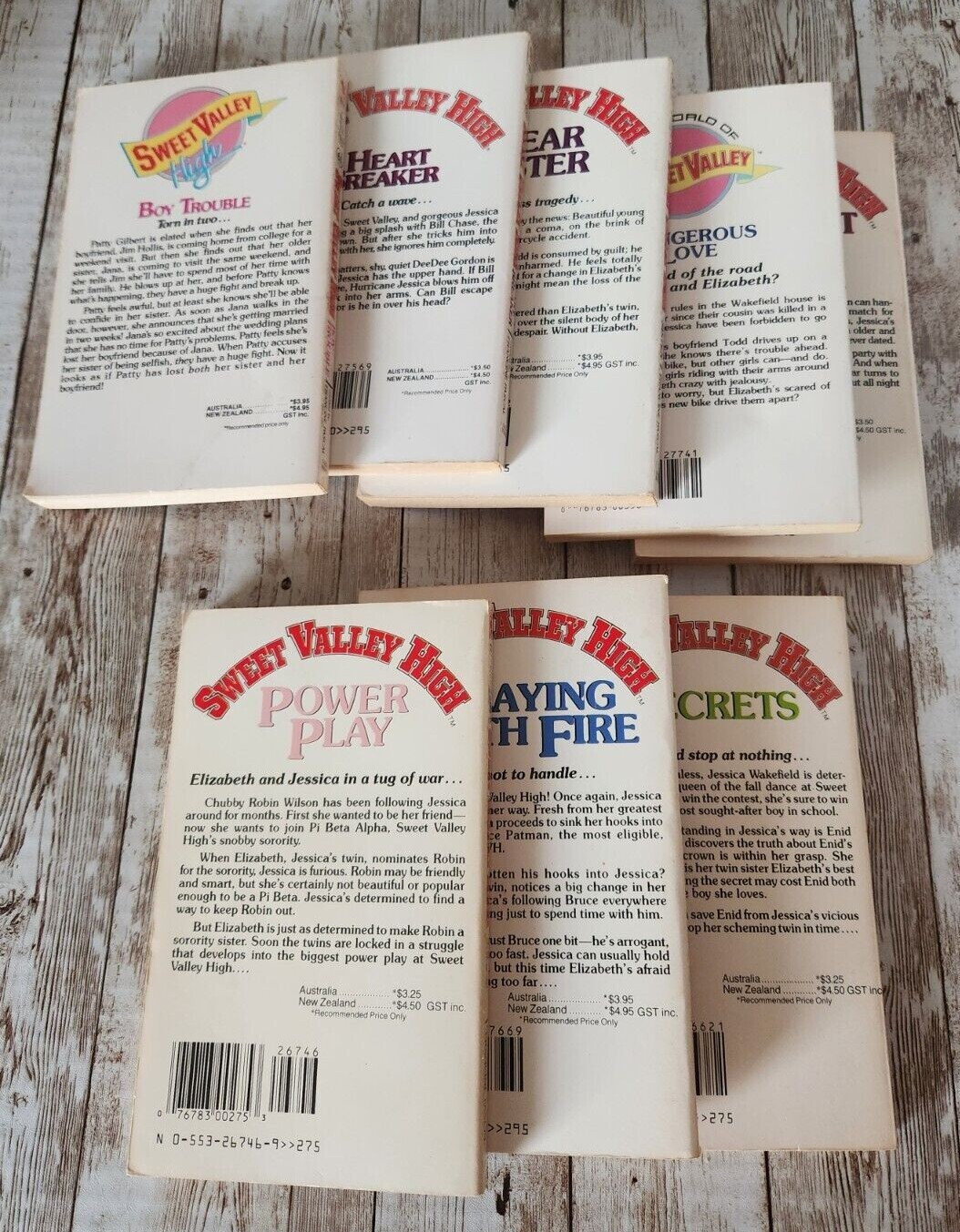 1990&rsquo;s Sweet Valley High Books BUILD YOUR COLLECTION Francine Pascal Paperback