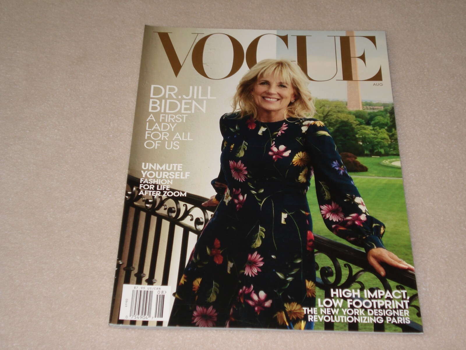 DR. JILL BIDEN * A FIRST LADY FOR ALL OF US August 2021 VOGUE MAGAZINE