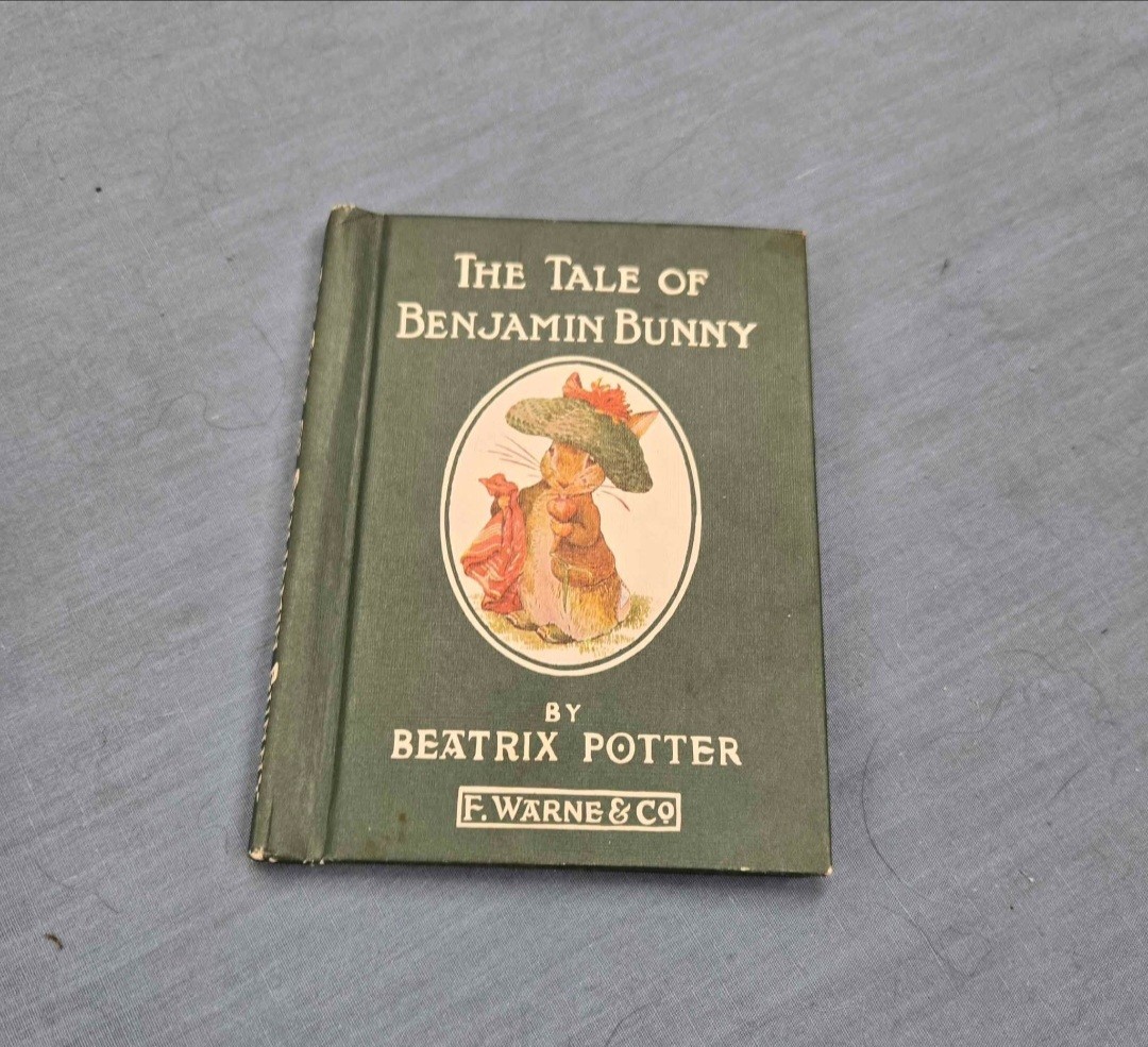 The Tale of Benjamin Bunny by Beatrice Potter Hardcover Vintage Mini Book