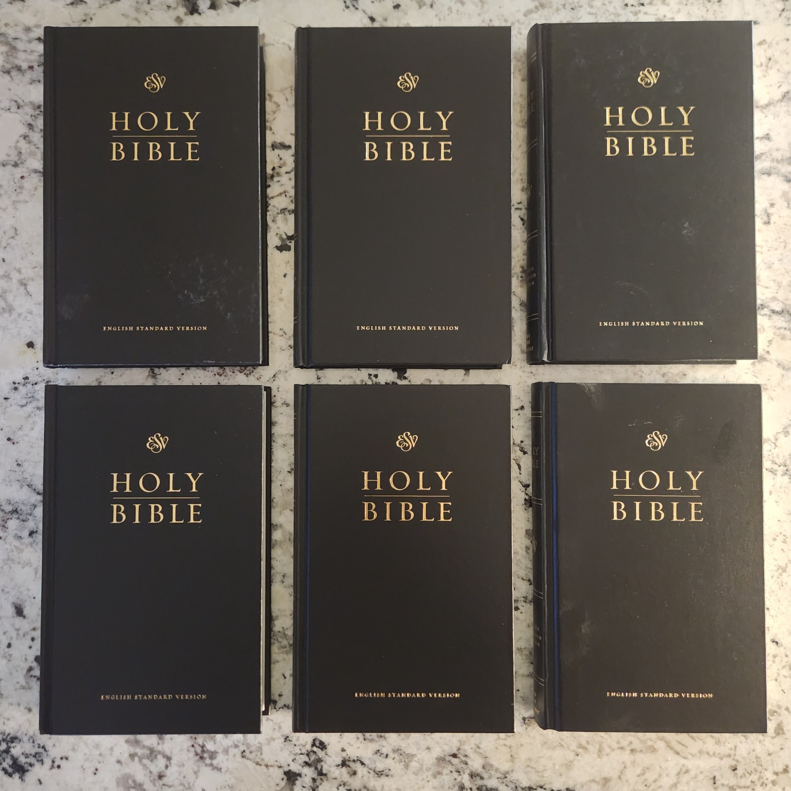 Lot of 6 * NEW * Holy Bible *ESV* Hardcover *ONLY $4.95 EACH IN QUANTITY OF 6!!