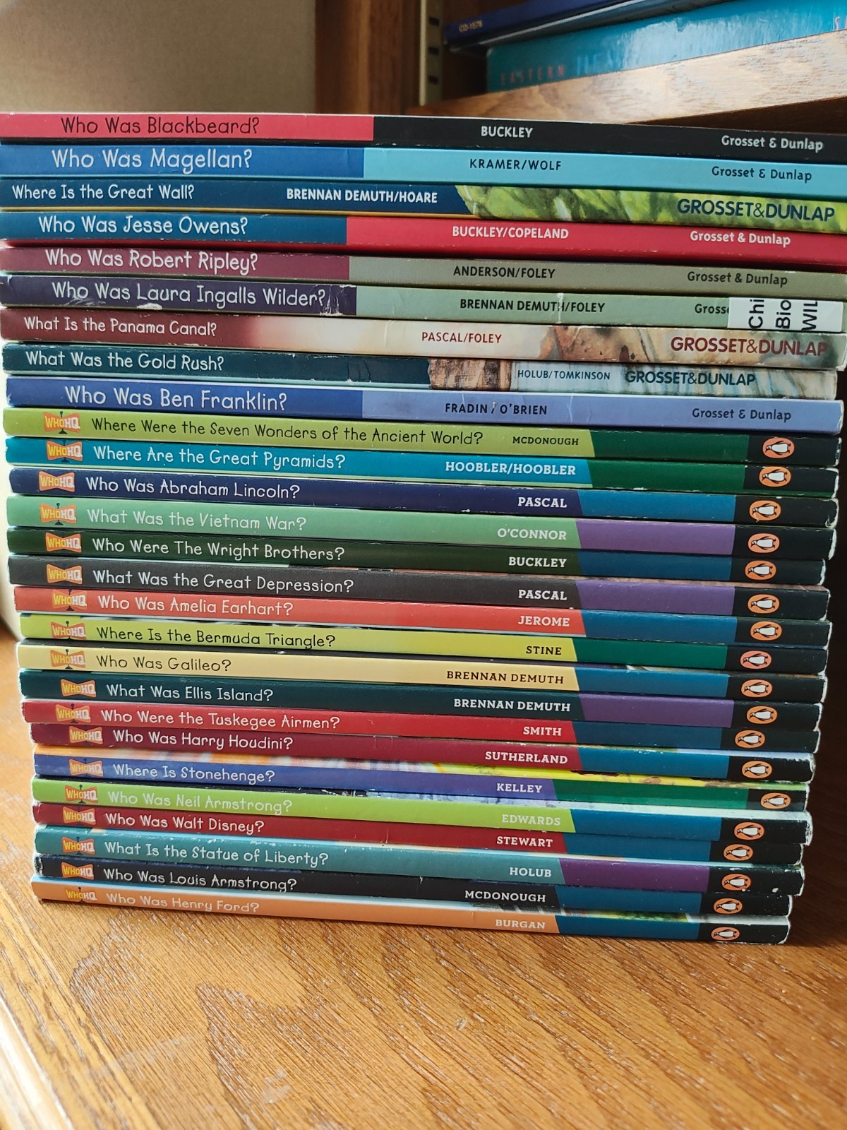 Mixed Lot Set Of 27 Who Is Was, Where Is Were, What Is Was Books