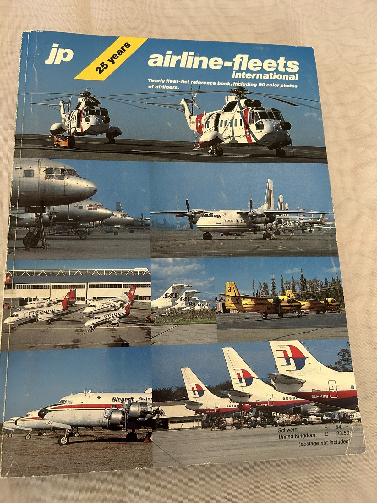 JP Airline Fleets International 91, U. Klee, Bucher Publ., illustrated