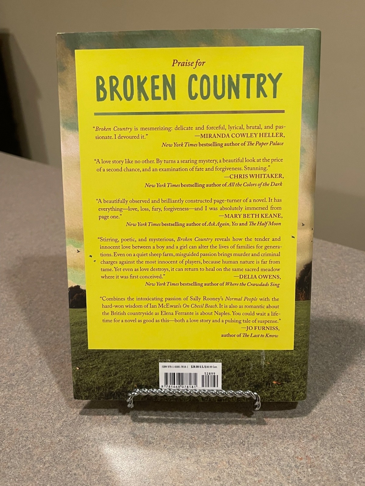 Broken Country by Clare Leslie Hall (2025, First Edition, 1st Printing Hardcover