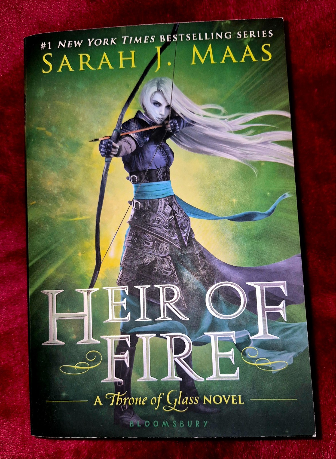 Throne of Glass HEIR OF FIRE PAPERBACK Sarah J Maas YA FANTASY oop
