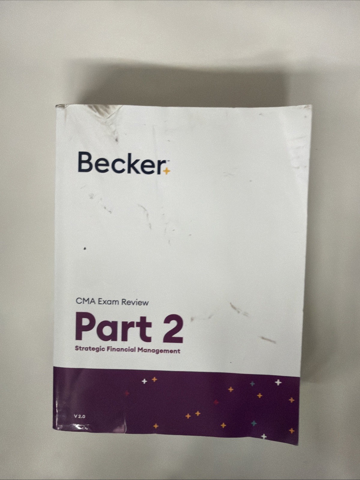 Becker CMA Exam Review Part 2 V 2.0 Strategic Financial Management NEW/OTHER