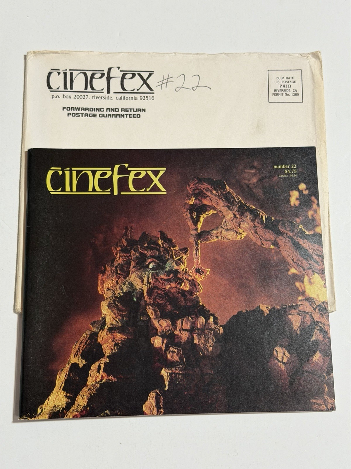 Vintage Cinefex Movie Special Effects # 22 June 1985 Disney Return To Oz Baby c1