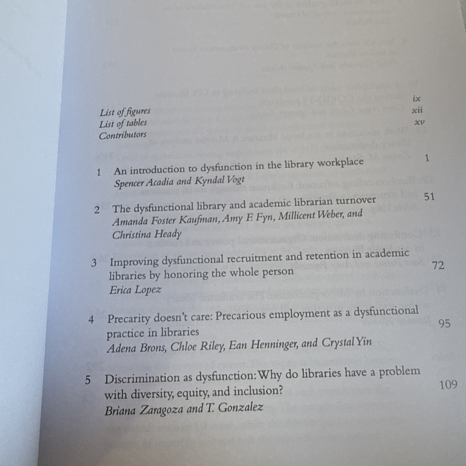 Libraries as Dysfunctional Organizations and Workplaces Spencer A